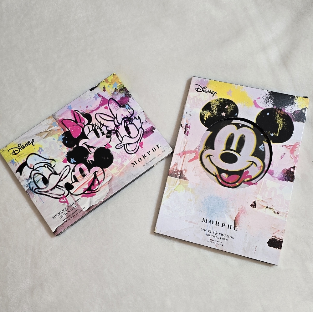 Morphe Disney Mickey & Friends Truth Be Bold Artistry Palette & Hand Mirror